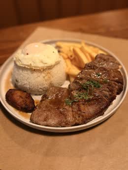 Bistec a lo Pobre