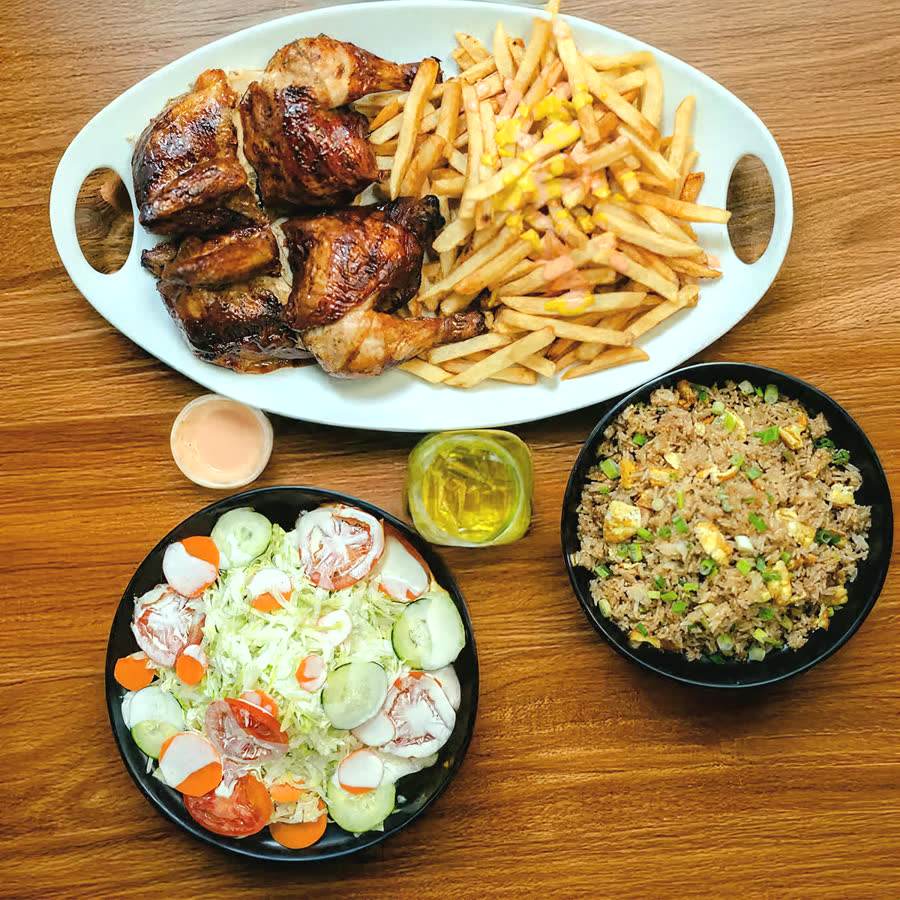 Pollo a la brasa en Charlotte
